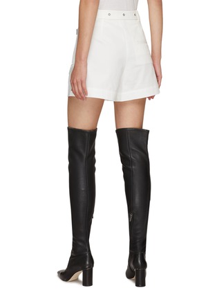 Back View - Click To Enlarge - 3.1 PHILLIP LIM - BELTED WAIST UTILITY SHORTS