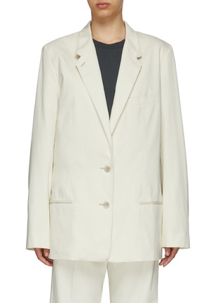 Main View - Click To Enlarge - LEMAIRE - OVERSIZE NOTCH LAPEL SINGLE BREASTED BLAZER