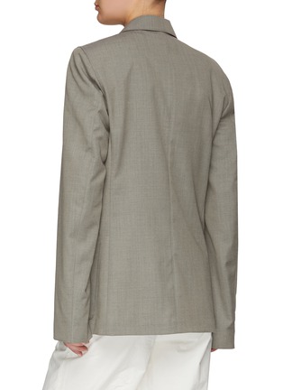 Back View - Click To Enlarge - LEMAIRE - Single-breast patch pocket blazer