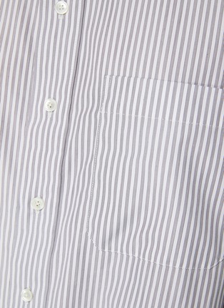  - LEMAIRE - LONG STRIPE COTTON SHIRT DRESS