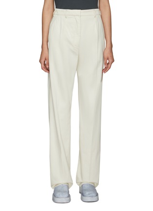 Main View - Click To Enlarge - LEMAIRE - FLAT FRONT HIGH RISE SUITING PANTS
