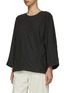 Detail View - Click To Enlarge - LEMAIRE - SELF TIE WAIST BATWING SLEEVE BLOUSE
