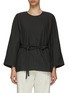 Main View - Click To Enlarge - LEMAIRE - SELF TIE WAIST BATWING SLEEVE BLOUSE