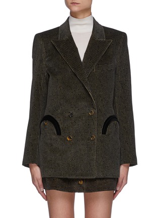 Main View - Click To Enlarge - BLAZÉ MILANO - Sphere Pocket Opening Double Breast Blazer