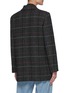 Back View - Click To Enlarge - BLAZÉ MILANO - Sphere Pocket Opening Double Breast Check Coat