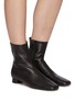 Figure View - Click To Enlarge - PEDDER RED - Gemmie' Stretch Leather Ankle Boots