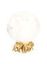 Main View - Click To Enlarge - GOOSSENS - Rock Crystal Sphere 24K Gold Plated Brass Medium Lion Object