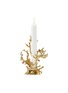 GOOSSENS - 24K Gold Plated Brass Coral Candlestick