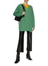 Figure View - Click To Enlarge - LOEWE - Oversized Anagram V-Neck Knit Sweater