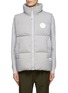 Main View - Click To Enlarge - CANADA GOOSE - ‘EVERETT’ WHITE DISK DROP DOWN PUFFER JACKET