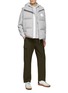Figure View - Click To Enlarge - CANADA GOOSE - ‘EVERETT’ WHITE DISK DROP DOWN PUFFER JACKET