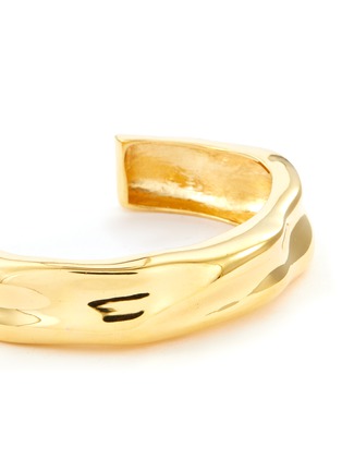 Detail View - Click To Enlarge - JOANNA LAURA CONSTANTINE - ‘Feminine Waves' gold-plated statement bangle