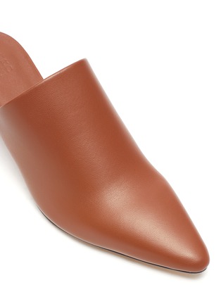 Detail View - Click To Enlarge - PEDDER RED - Ariel' Stretch Leather Mules