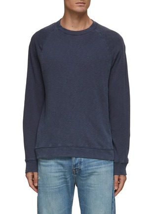 Main View - Click To Enlarge - JAMES PERSE - Raglan Sleeved Vintage Wash Supima Cotton Sweatshirt