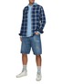Figure View - Click To Enlarge - JAMES PERSE - Vintage Wash Supima Cotton Hoodie