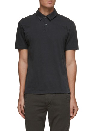 Main View - Click To Enlarge - JAMES PERSE - Lightweight Supima Cotton Polo Shirt