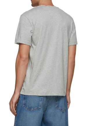 Back View - Click To Enlarge - JAMES PERSE - Lightweight Combed Cotton V-Neck T-Shirt