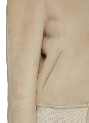  - ISABEL MARANT ÉTOILE - Reversible Wool Blend Lamb Fur Zip Up Jacket