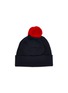Figure View - Click To Enlarge - CANADA GOOSE - Bobble Logo Appliqued Wool Kids Beanie