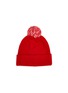 Figure View - Click To Enlarge - CANADA GOOSE - Bobble Logo Appliqued Wool Kids Beanie