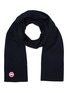 Main View - Click To Enlarge - CANADA GOOSE - Logo Appliqued Wool Kids Scarf