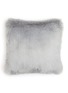 Main View - Click To Enlarge - LAGOM - Faux Fur Cushion — Grey