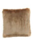 Main View - Click To Enlarge - LAGOM - Faux Fur Cushion — Ivory