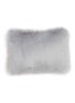 LAGOM - Faux Fur Rectangular Cushion — Grey