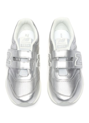 Figure View - Click To Enlarge - NEW BALANCE - Leather '997' Low Top Velcro Perforated Sneakers