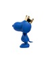 Main View - Click To Enlarge - LEBLON DELIENNE - Limited Edition Snoopy Crown Sculpture – Blue Matt/Chrome Gold