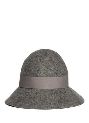 Main View - Click To Enlarge - STELLA MCCARTNEY - Wool felt cloche hat