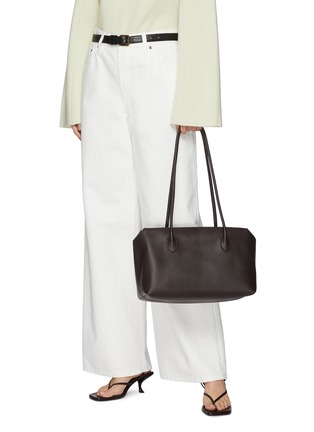 Figure View - Click To Enlarge - THE ROW - Terrasse' Small Grain Calfskin Leather Shoulder Bag