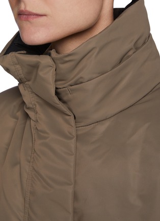 Detail View - Click To Enlarge - CANADA GOOSE - McKenna' Belted Stand Collar Down Jacket