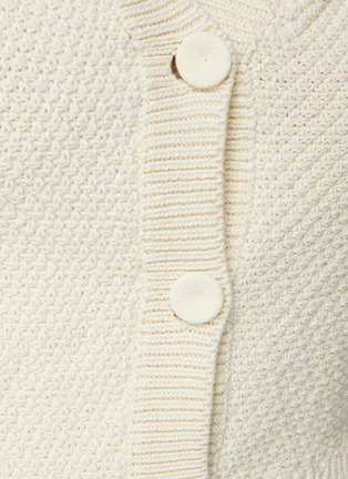  - NANUSHKA - ‘KAYA’ TEXTURED COTTON TWEED BUTTON UP TOP