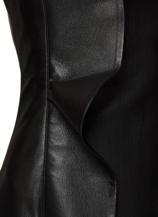  - NANUSHKA - ‘Inara’ Vegan Leather Sleeveless Mini Dress