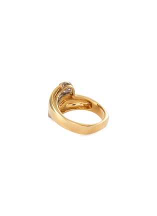 Figure View - Click To Enlarge - LANE CRAWFORD VINTAGE JEWELLERY - Diamond 18k Yellow White Gold Ring