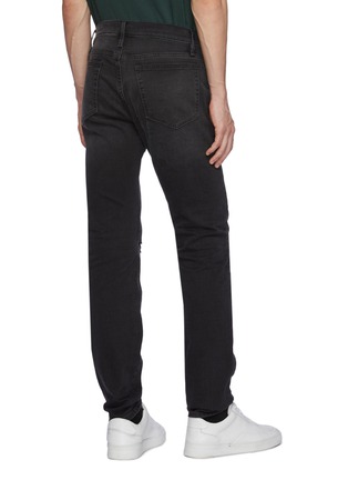 Back View - Click To Enlarge - FRAME - L'homme' Skinny Whiskered Denim Jeans