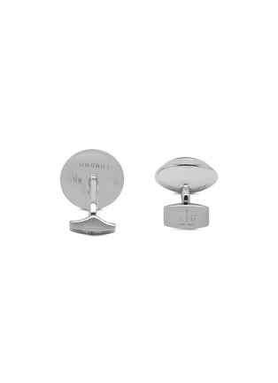 Detail View - Click To Enlarge - TATEOSSIAN - Compass Motif Rhodium-plated Cufflinks