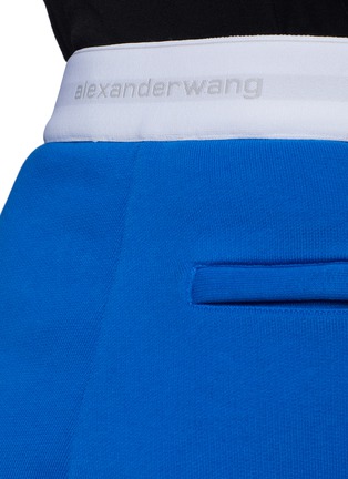  - T BY ALEXANDER WANG - Logo Waistband Zipper Closure Sweatpants