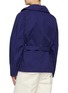 Back View - Click To Enlarge - ISABEL MARANT - Dipazo' Belted Ruffled Collar Pleated Sleeve Cotton Jacket