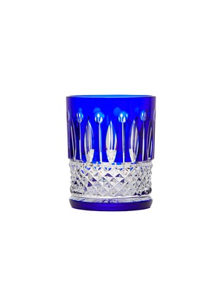 Main View - Click To Enlarge - SAINT-LOUIS CRYSTAL - Tommy Tumbler — Blue