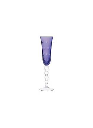 Main View - Click To Enlarge - SAINT-LOUIS - Bubbles Champagne Flute – Purple