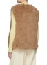 Back View - Click To Enlarge - YVES SALOMON - Short Knitted Fox Gilet