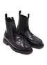 HEREU - Alda' Woven Toebox Leather Chelsea Boots