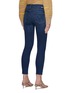 Back View - Click To Enlarge - MOTHER - The Looker' Frayed Hem Cropped Washed Skinny Jeans
