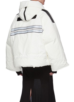 Back View - Click To Enlarge - CANADA GOOSE - x Angel Chen 'Snow Mantra' Convertible Crop Parka