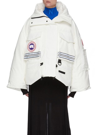 Main View - Click To Enlarge - CANADA GOOSE - x Angel Chen 'Snow Mantra' Convertible Crop Parka