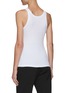 Back View - Click To Enlarge - TOTEME - Ribbed Cotton Blend Tank Top