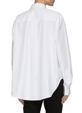 Back View - Click To Enlarge - TOTÊME - ‘Signature’ Organic Cotton Poplin Shirt