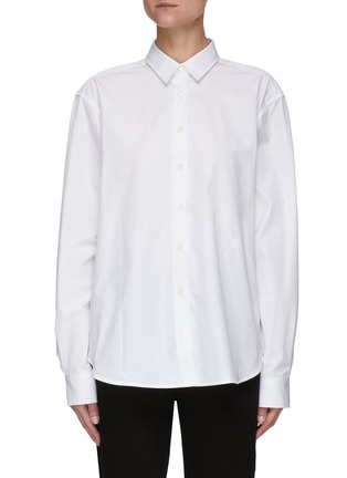 Main View - Click To Enlarge - TOTÊME - ‘Signature’ Organic Cotton Poplin Shirt